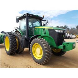 JOHN DEERE 7200R MRWD FARM TRACTOR, S/N 001429, 3 PTH, QUICK HITCH, PTO, 3 HYD REMOTES, ECAB W/AIR, 