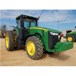 JOHN DEERE 8285 R MFWD FARM TRACTOR, S/N 053857, PTO, 3 PTH, 4 REMOTES, ECAB W/AIR, 480/80R.50 TIRES