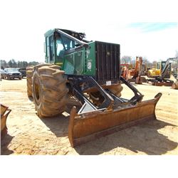 JOHN DEERE 748H GRAPPLE SKIDDER, S/N 623454 (08 YR) DUAL ARCH, WINCH, ECAB W/AIR, 30.5L-32 TIRES, ME