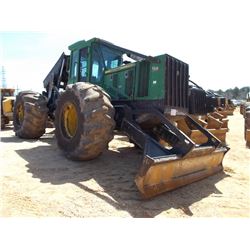 JOHN DEERE 648H GRAPPLE SKIDDER, S/N 660749 (14 YR) DUAL ARCH, WINCH, ECAB W/AIR (WARRANTY)