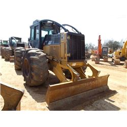 CAT 525C GRAPPLE SKIDDER, S/N 52500749 (09 YR) SINGLE ARCH, WINCH, ECAB W/AIR, 30.5L-32 TIRES, METER