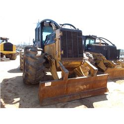 CAT 525C GRAPPLE SKIDDER, S/N 52501288 (11 YR) SINGLE ARCH, WINCH, ECAB W/AIR, 30.5L-22 TIRES, METER