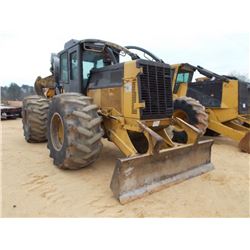 CAT 525C GRAPPLE SKIDDER, S/N 52500324 (07 YR) ECAB W/AIR, WINCH, 30.5-32 TIRES
