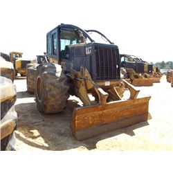 CAT 525B GRAPPLE SKIDDER, S/N 3KZ00638 (02 YR) SINGLE ARCH, WINCH, ECAB W/AIR, 30.5L-32 TIRES, METER