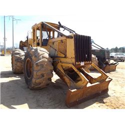 JOHN DEERE 648G GRAPPLE SKIDDER, S/N 556669, SINGLE ARCH, WINCH, CANOPY, 30.5-32 TIRES