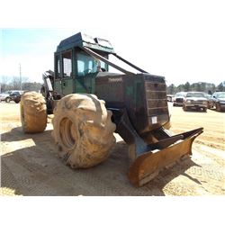 TIMBERJACK 450C GRAPPLE SKIDDER, S/N , SINGLE ARCH, WINCH, ECAB, METER READING 2,721 HRS