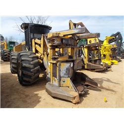 HYDRO AX 570 FELLER BUNCHER, S/N HA18503, HA22 HC SAWHEAD, ECAB W/AIR, 28L-26 TIRES, METER READING 9