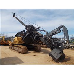 DENHARCO DM3500 STROKE DELIMBER, S/N 0687DMW7, WINCH DRIVE SYSTEM, MTD ON JOHN DEERE 270LC, S/N 0701