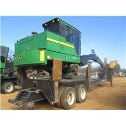 JOHN DEERE 437 LOG LOADER, S/N 241884 (13 YR) ECAB W/AIR, CSL 264 DELIMBER, MTD ON BIG JOHN KODIAK T