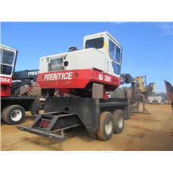 PRENTICE 280 LOG LOADER, S/N 59867, 6 CYL DIESEL ENG, ECAB W/AIR, CSL 264 DELIMBER, MTD ON PITTS T/A