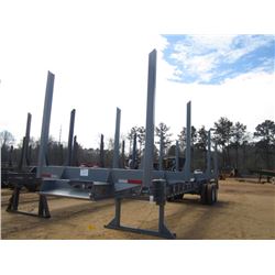 (UNUSED) WOODS 4 BOLSTER T/A LOG TRAILER, S/N AL15HM00800046288, 285/75R24.5 TIRES