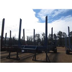 4 BOLSTER LOG TRAILER, S/N , 11R22.5 TIRES