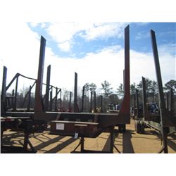 1972 VULCAN LC-4036 4 BOLSTER T/A LOG TRAILER, S/N VT-1656-72, 11R22.5 TIRES