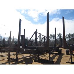 4 BOLSTER T /A LOG TRAILER, S/N 5M00494, 11R24.5 TIRES, DISC RIMS