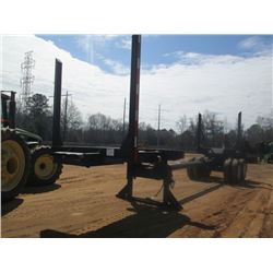 2 BOLSTER T/A LOG TRAILER, 11R24.5 TIRES