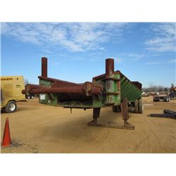 CUSTOM IN FEED CONVEYOR 40' X 3' STEEL BED CHAIN (COMPATIBLE W/FD2300 FLAIL DEBARKER) (CAN BE CONNEC