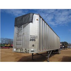 1998 PEERLESS OPEN TOP CHIP VAN, S/N 1PLE04229WPD26510, 42' LENGTH