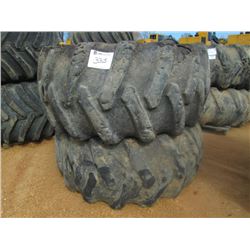 1 LOT (4) 30.5X32 TIRES