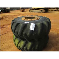 1 LOT (2) SKIDDER TRIES