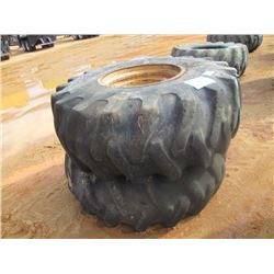 1 LOT (2) SKIDDER TIRES