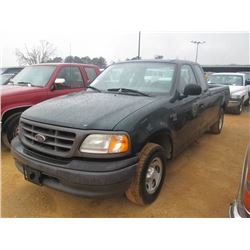 2003 FORD F150 EXTENDED CAB PICKUP, S/N 1FTRX17L33N181477, GAS, A/T, ODOMETER READING 203,876 MILES