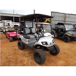 2008 YAMAHA ELECTRIC GOLF CART, S/N JW2115780, 4 SEATS, CANOPY