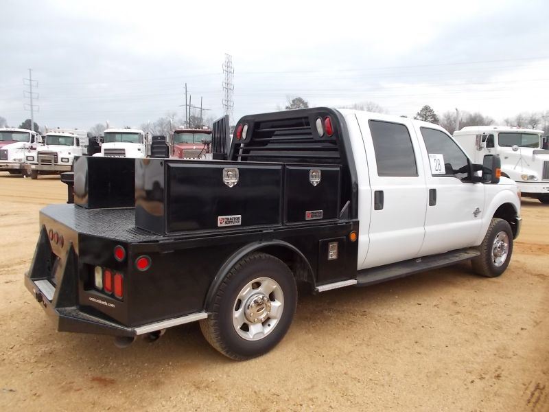2011 FORD F250 4X4 FLATBED, S/N 1FT7W2BT0BEA81314, FORD POWERSTROKE