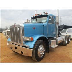 1990 PETERBILT 379 T/A TRUCK TRACTOR, S/N 1XP5DB9X6LN289297, CAT DIESEL ENG, 13 SPD TRANS, ENGINE BR