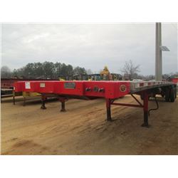 GREAT DANE 48' T/A FLATBED TRAILER, S/N 1GRDM0221M009027, SPREAD AXLE, ALUM DECK, 11R24.5 TIRES