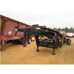 35' HOMEMADE GOOSENECK CAR HAULER, S/N T741959, 8.75-16.5LT, SLIDE OUT RAMP