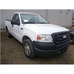 2008 FORD F150 EXTENDED CAB PICKUP, S/N 1FTRF12WXKC27827, V8 GAS, A /T, ODOMETER READING 198,224 MIL