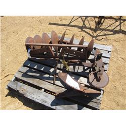 1 LOT MISC, DISC HARROW, TURNER PLOW