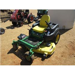 JOHN DEERE Z655 54" ZERO TURN MOWER, S/N 105032