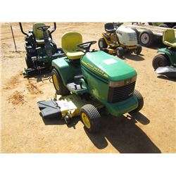 JOHN DEERE 345 54" RIDING MOWER, S/N 043537