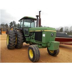 JOHN DEERE 4840 FARM TRACTOR, S/N 005071, 3 PTH, 4 HYD REMOTES, QUICK HITCH, A/C, ECAB, DUAL REAR TI