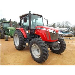 MASSEY FERGUSION 4610 MFWD FARM TRACTOR, S/N DJK12808, 3 PTH, PTO, 2 HYD REMOTES, ECAB W/AIR, 16.9-3