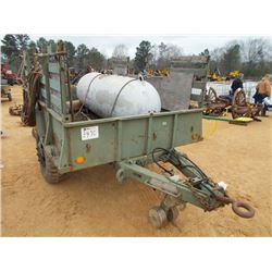 SHOP BUILT S/A TORCH TRAILER, S/N DAAE07-84-C6, 3 TANKS, 3 TORCHS, PENTLE HOOK