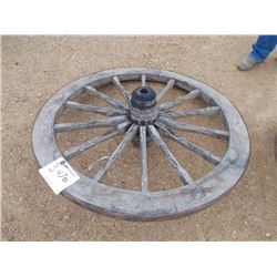 50" WOODEN WAGON WHEEL