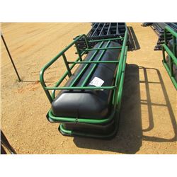 1 LOT (2) 8' FEED BUNKS, HEAVY DUTY