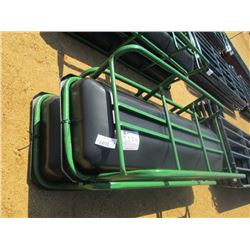 1 LOT (2) 8' FEED BUNKS, HEAVY DUTY