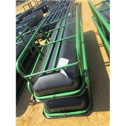 1 LOT (2) 8' FEED BUNKS, HEAVY DUTY