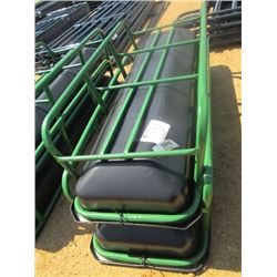 1 LOT (2) 8' FEED BUNKS, HEAVY DUTY