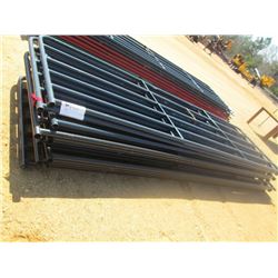 1 LOT (10) 14' GATE
