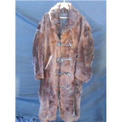 Large Antique Horse Hair Stagecoach Driver Coat