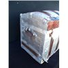 Image 6 : Silver Steamer Trunk