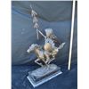 Image 1 : Large Indian Chief on Horse Bronze Statue