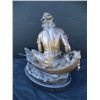 Image 3 : Large Indian in Canoe Bronze