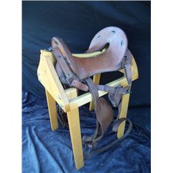 Antique Cavalry Saddle