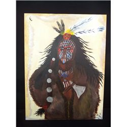 "Medicine Bull" Painting