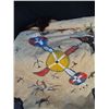 Image 2 : Large Buffalo Robe with Indian Ledger Painting